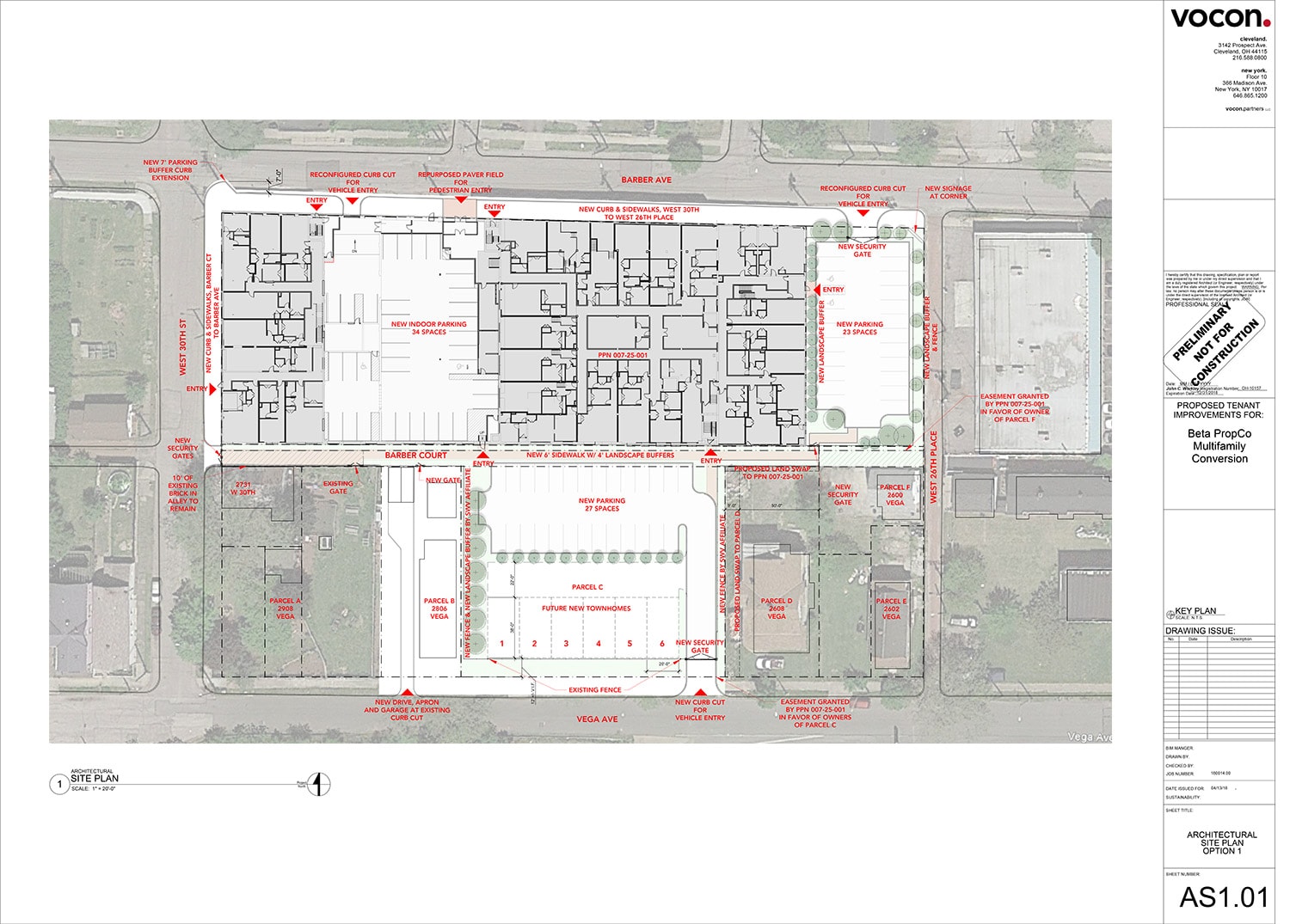 BVQ Lofts Cleveland Apartments Site Plan