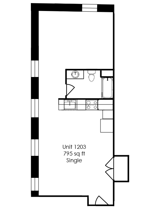 BVQ Lofts Cleveland Apartment Floor Plans